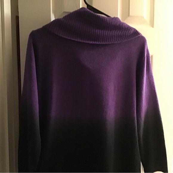 REDUCED ⚜️[2/$38.00]⚜️ Notations Purple Sweater - Picture 7 of 7